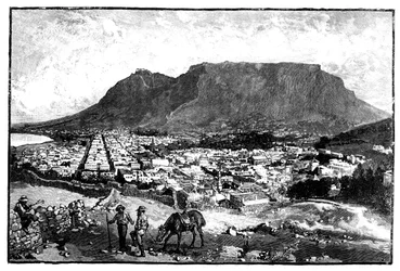 Ciudad del Cabo, Sudáfrica, c1888