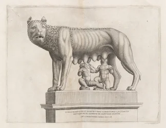 Loba Capitolina con Rómulo y Remo, 1552