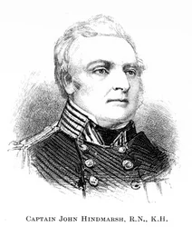 Capitán John Hindmarsh, RN, KH, 1886