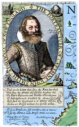 Capitán John Smith, colono de Virginia, 1624, 1893