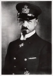 Capitán Peter Strasser, comandante de la flota de dirigibles alemana, Primera Guerra Mundial, 1916-1918 1933