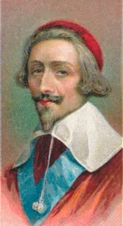 Cardenal Richelieu 1585-1642, prelado y estadista francés, 1924