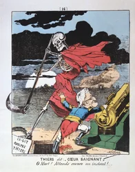 Caricatura contra Adolphe Thiers, 1871
