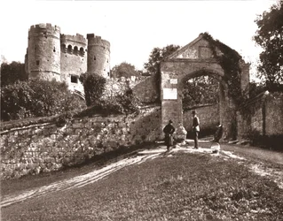 Castillo de Carisbrooke, Isla de Wight, 1894