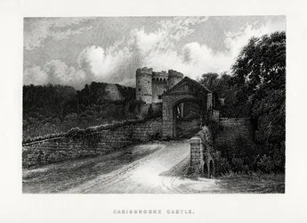 Castillo de Carisbrooke, Newport, Isla de Wight, 1896