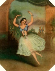 Carlotta Grisi en La Peri