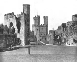 Castillo de Carnarvon, Gales del Norte, 1894