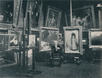Carolus Duran en su estudio, c1897