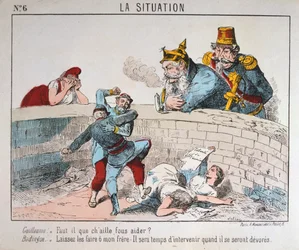 Caricatura, Comuna de París, 1871