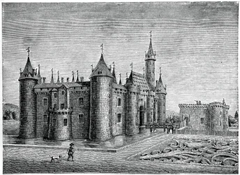 Castillo de Marcoussis, cerca de Rambouillet, siglo XVII, 1870