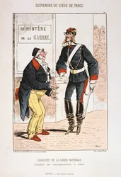 Caballería de la Guardia Nacional, Sitio de París, 1870-1871