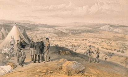 Campamento de caballería, 1856