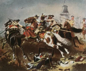 Compromiso de caballería en Rossbach, 5 de noviembre de 1757, 1936