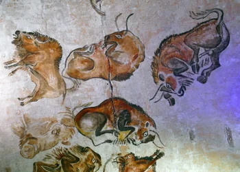 Pinturas rupestres encontradas en la Cueva de Altamira