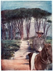 Cecil Rhodes, empresario y estadista sudafricano nacido en Inglaterra, c1900