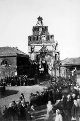 Celebración del 500 aniversario de la Batalla de Kulikovo, Rusia, 1880