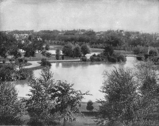 Central Park, Minneapolis, Minnesota, EE.UU., c1900