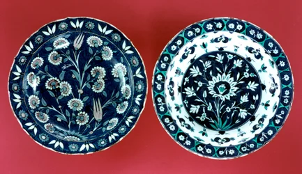 Platos de cerámica, siglo XVI