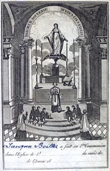 Certificado de comunión, siglo XIX