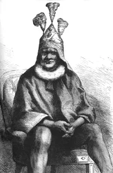 Cetewayo, rey de los zulúes, c. 1880