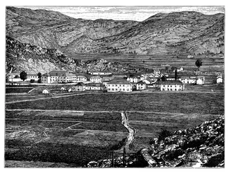 Cetiña, Montenegro, hacia 1890