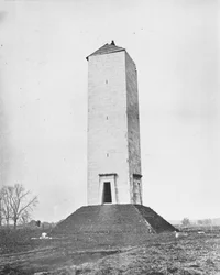 Monumento de Chalmette, Campo de batalla de Nueva Orleans, Luisiana, EE.UU., c1900