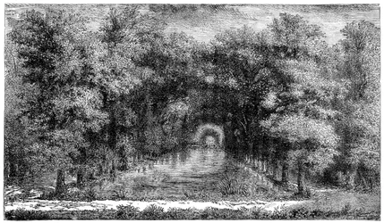 Parque de Chantilly, París, Francia, 1885