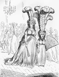 Personajes en la alta sociedad, 1795