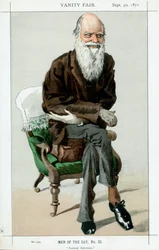 Charles Darwin, naturalista inglés, 1871