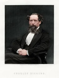 Charles Dickens, novelista y periodista inglés, 1876