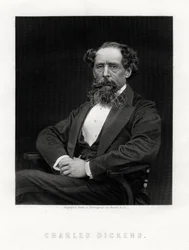 Charles Dickens, novelista y periodista inglés, 1876