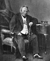 Charles Paul de Kock, novelista francés, 1870