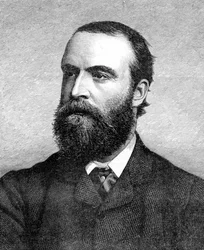 Charles Stuart Parnell, político irlandés del siglo XIX, c1874-1891