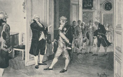Carlos y Fernando en Bayona, 1808, 1896