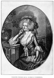 Carlota Princesa Real, Duquesa de Wurtemberg, siglo XIX