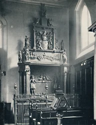 Charterhouse. Monumento de Thomas Sutton en la capilla, 1925