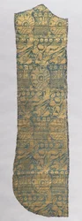 Fragmento de casulla con animales realistas, c. 1420