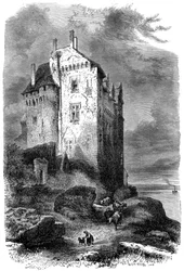 Castillo de Montsoreau, Francia, siglo XV 1882-1884