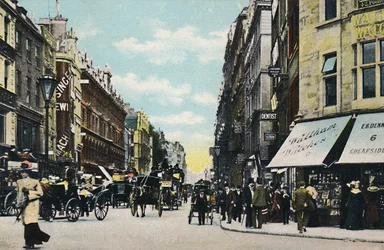 Cheapside. Fin de St. Pauls. Londres, 1906