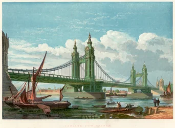Puente de Chelsea, Londres, 1858