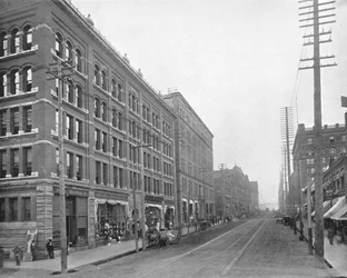 Calle Cherry, Seattle, Washington, EE.UU., c1900