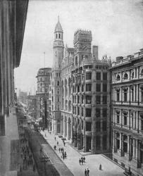 Calle Chestnut, Filadelfia, EE.UU., c1900