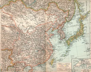 China y Japón, c1903, 1904