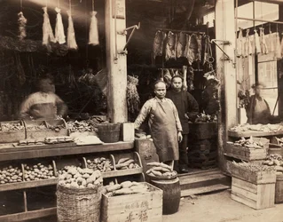 Tienda de comestibles en Chinatown
