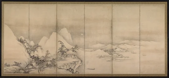 Paisaje chino, 1500s