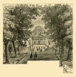 Casa Chiswick, en 1763, c. 1878