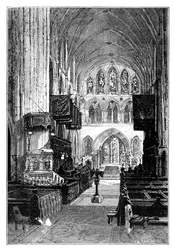 Coro de la Catedral de San Patricio, Dublín, Irlanda