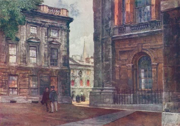 Iglesia de Cristo - Patio de Peckwater, 1906