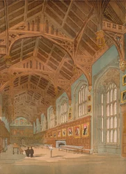 Salón de la Iglesia de Cristo, Oxford, c1845, 1864
