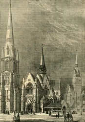 Iglesia de Cristo, Westminster Bridge Road, c1878